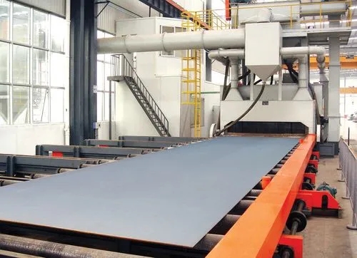 可克达拉大型全自动输送式喷砂机应用分析