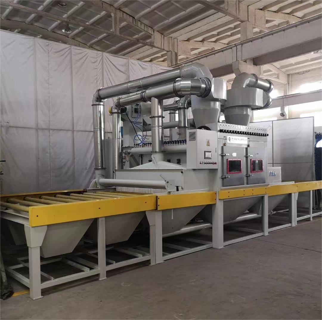 可克达拉抛丸机跑砂是什么原因