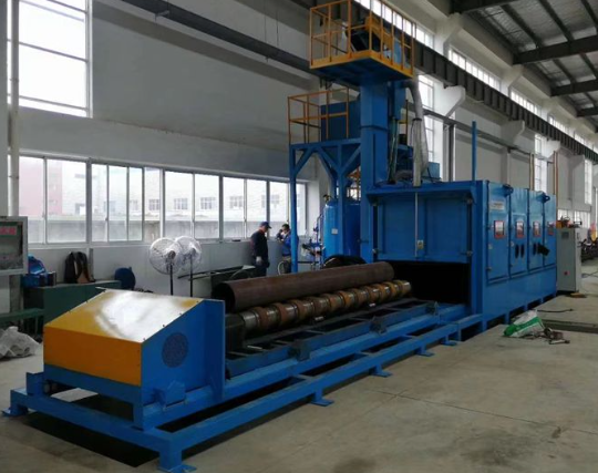 可克达拉喷砂机在管道除锈中的现场施工应用